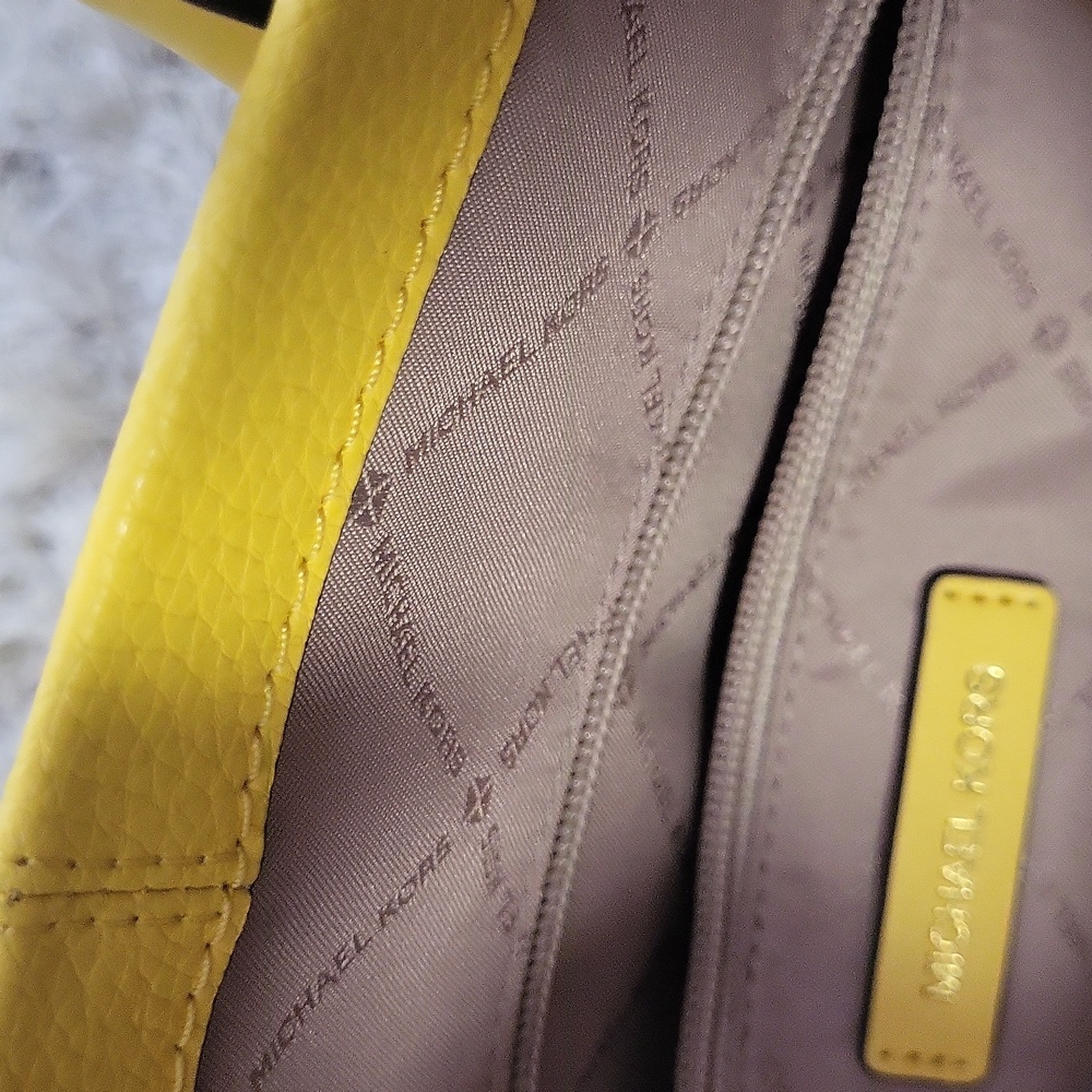 Michael Kors Yellow Tote Bag - Picture 8 of 8